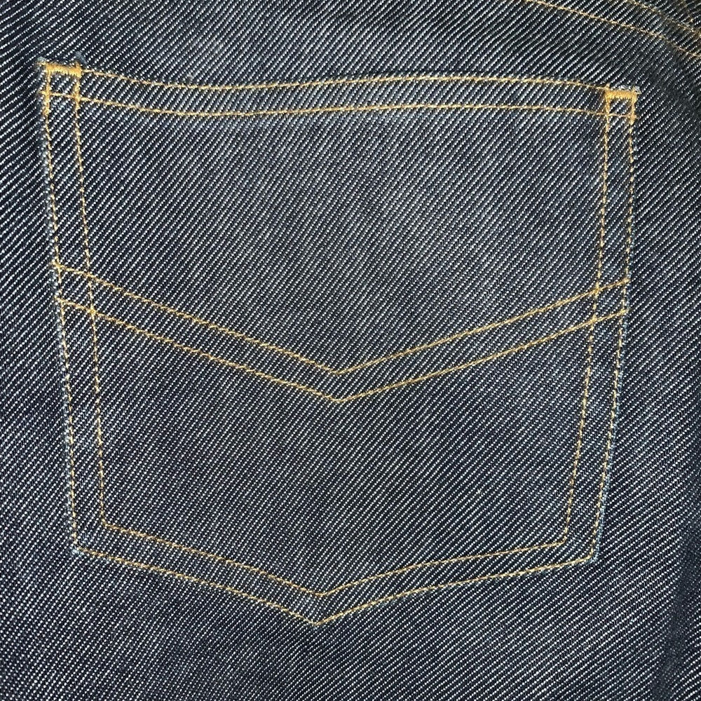 WOMENS BLUE ARMANI EXCHANGE RAW DENIM JEANS SIZE 2 WAIST 26 FALL SCHOOL - Picture 6 of 7